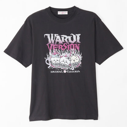 ちいかわ まじかるちいかわ Tシャツ 悪いバージョンだ 3人 スミ