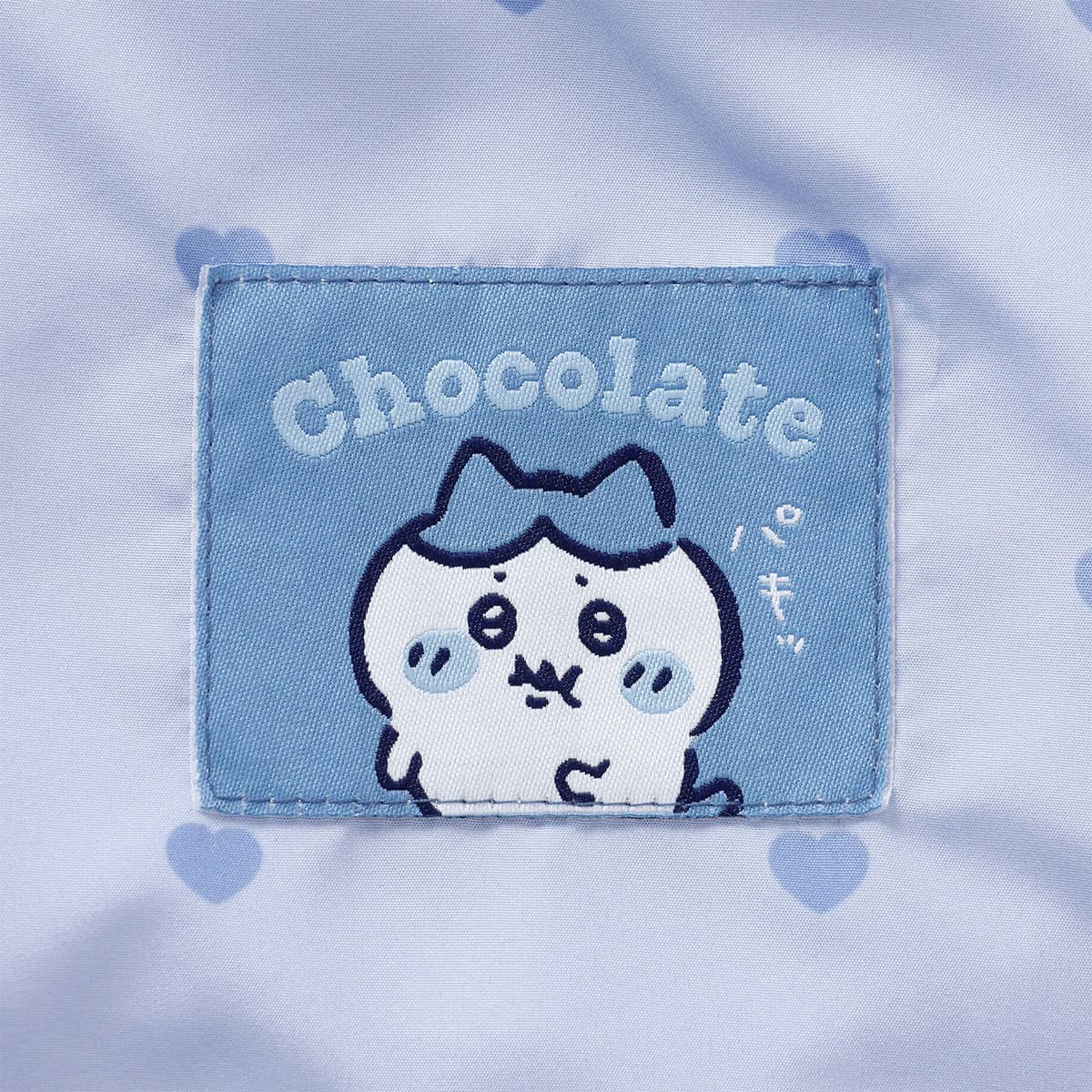 ちいかわ エコバッグ ハートチョコレート ハチワレ ブルー