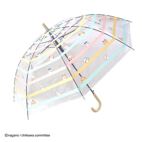 Chiikawa Auto Vinyl Umbrella 55cm (Border)