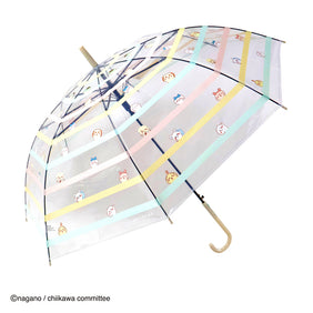 Chiikawa Auto Vinyl Umbrella 58cm (Border)