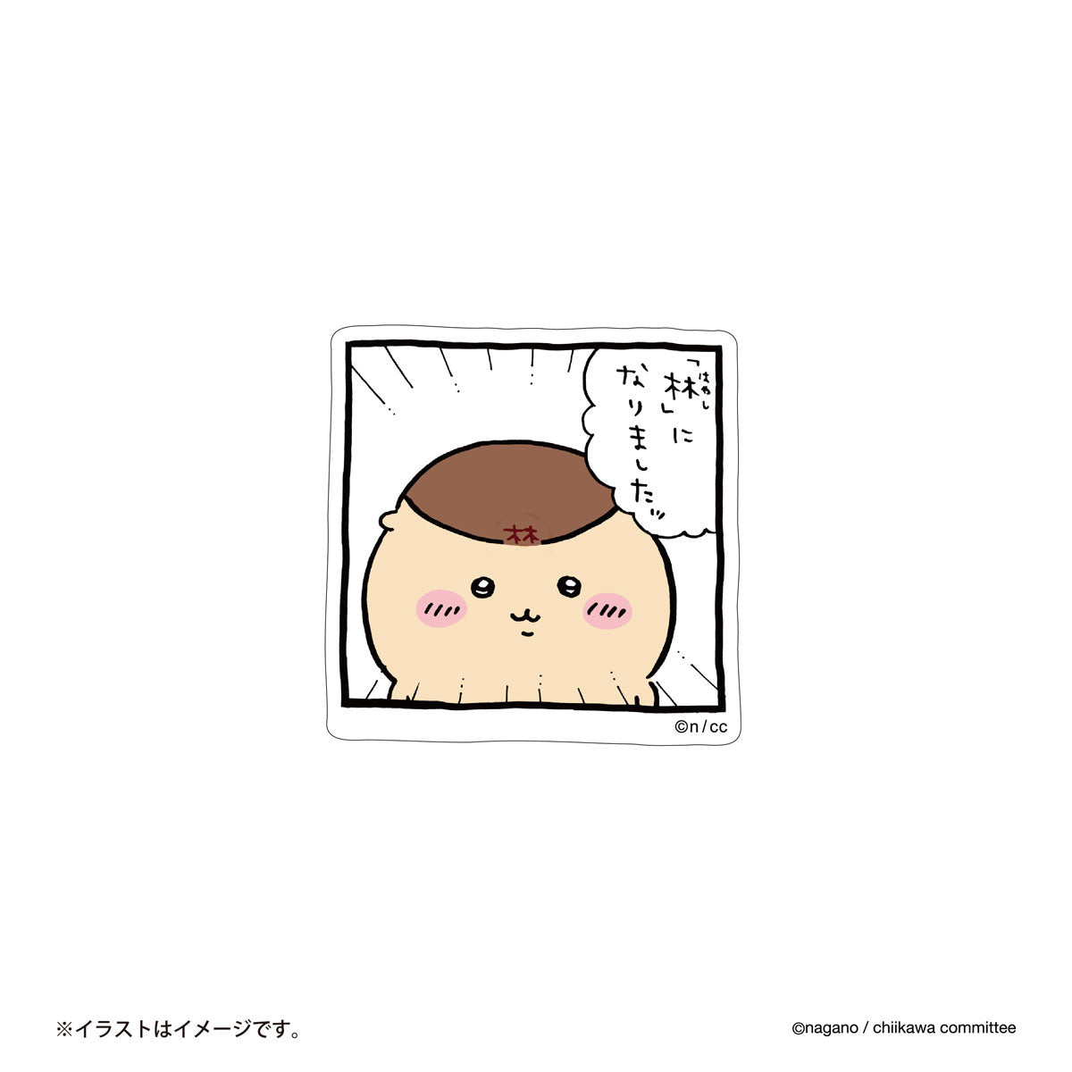 吉伊卡哇 手机可贴尺寸贴纸（“林”）