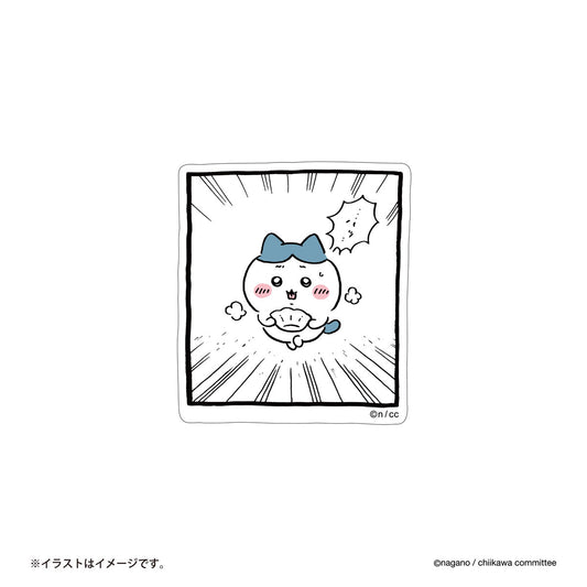 吉伊卡哇 手机可贴尺寸贴纸（跑步的哈奇喵）