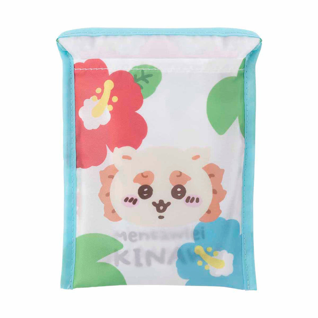 Chiikawa Shisa의 기념품 Yaga -San Pokettable Eco Bag (Hibiscus)