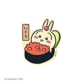 Chikakawachi Ikawa Sushi Sushi Sticker that can be pasted on a smartphone (rabbit how much)