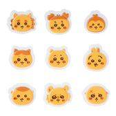 Chiikawa Bakery Puffy Flake Stickers (Everyone with Various Bread)
