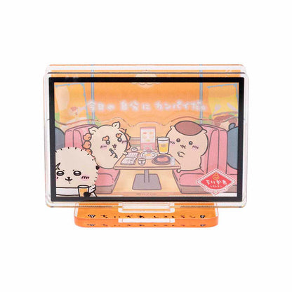 Chiikawa Chiikawa Restaurant Layer Acrylic Stand (Cheers to Myself Today)