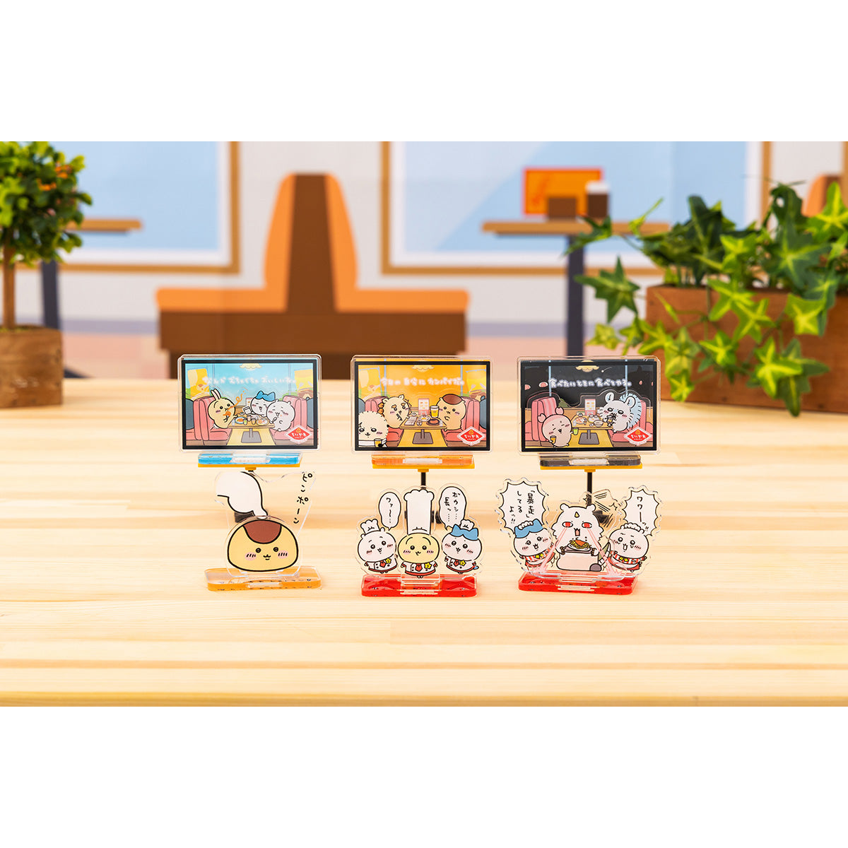 Chiikawa Chiikawa Restaurant Layer Acrylic Stand (Eat When I Want to Eat)