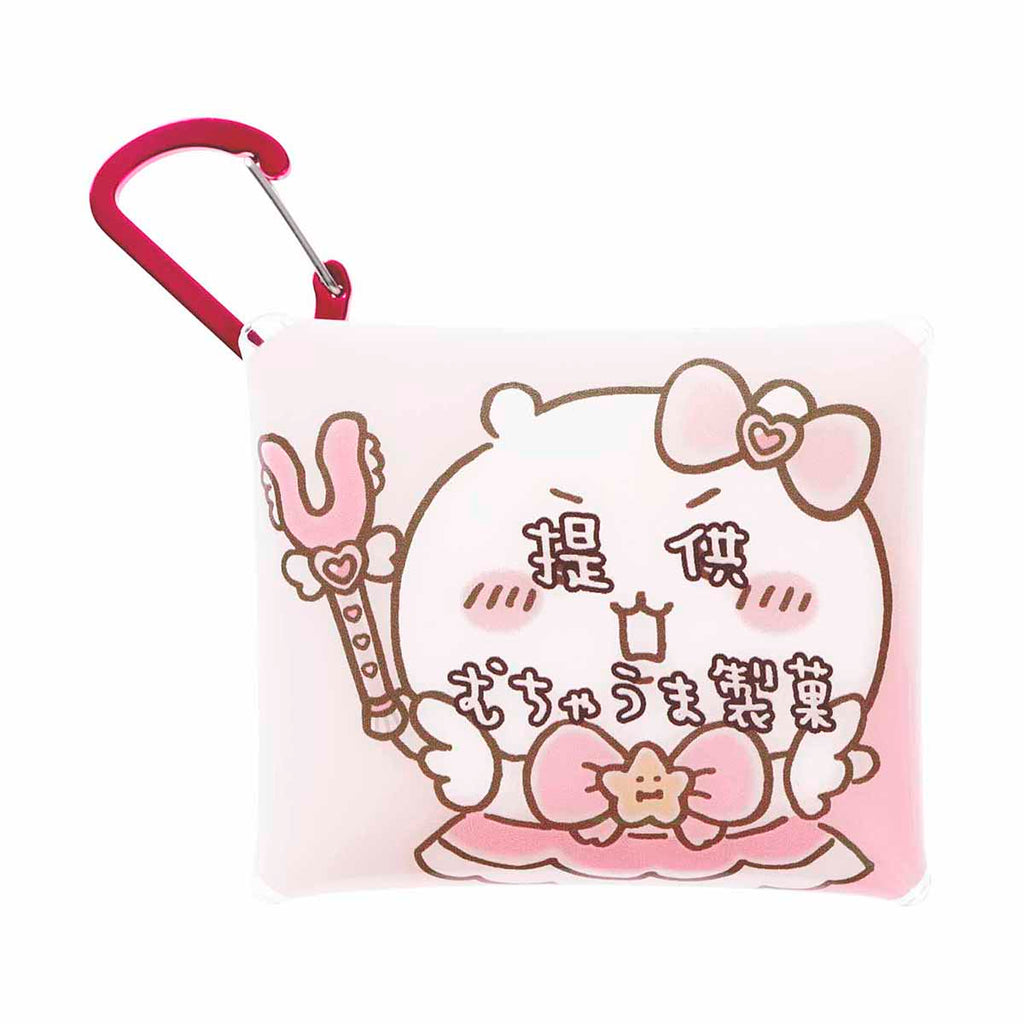 Chikawa Makari Kakawa Clear Pouch with Carabiner (Muchama Confectionery)