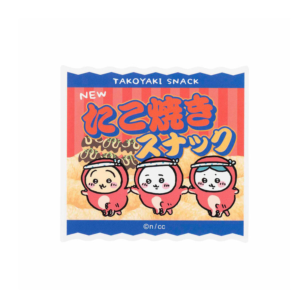 Chikawatako's size sticker that can be pasted on a smartphone (takoyaki snack)