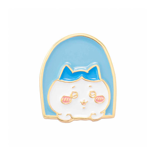 Chiikawa Tokyo Souvenir Tiny Pin Badge (Hachiware from the Window)