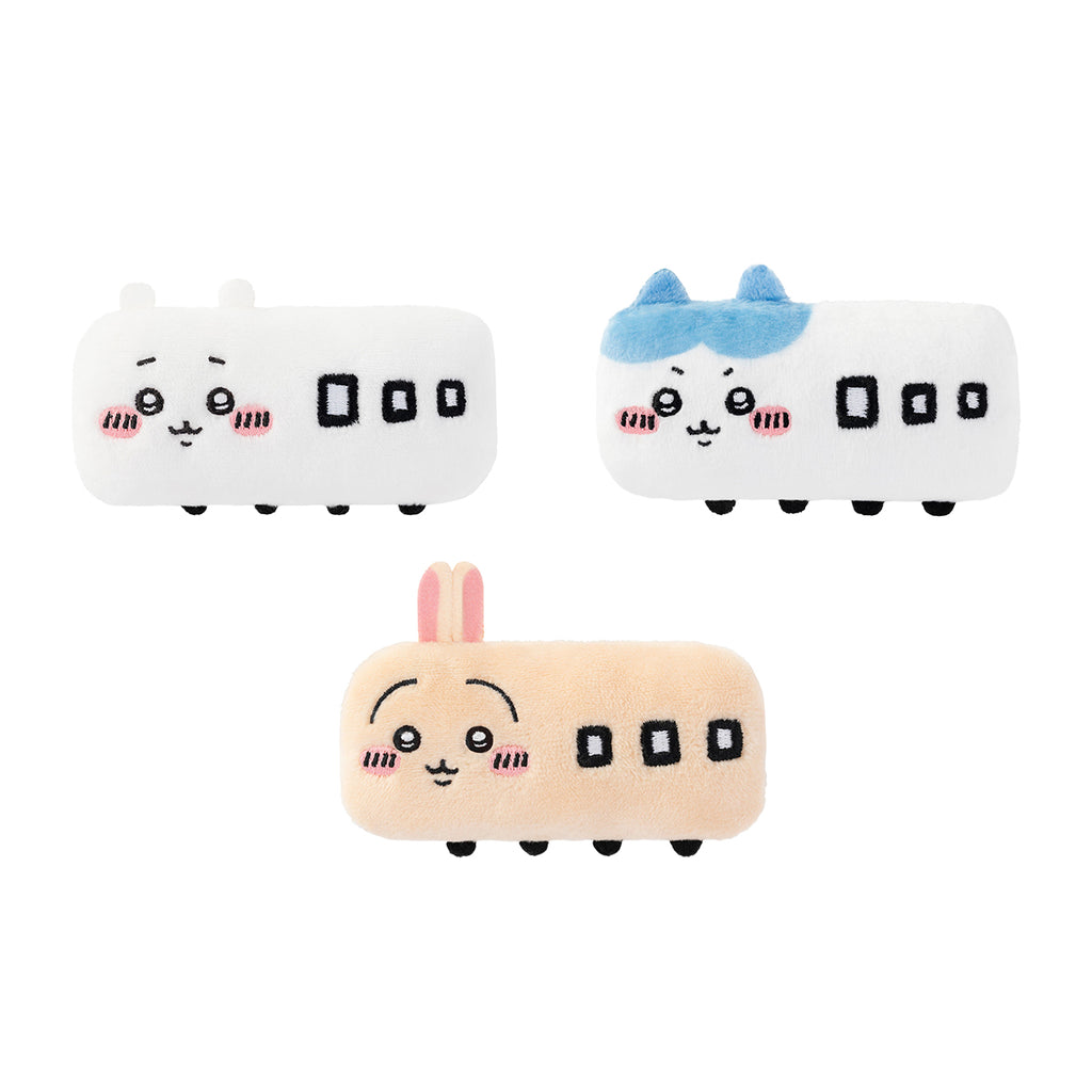 [Reservation] Chiikawa Train Stuffed toy Badge 3 pieces [Scheduled to be shipped sequentially from early August 2024 (Cancellation is not possible even in the case of postponement of shipping)]