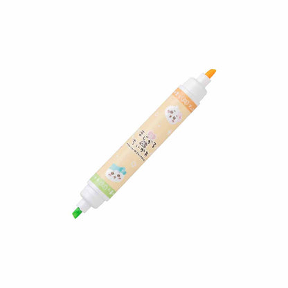 Chiikawa Super Magical Chiikawa Scented 2-Color Markers (Orange/Green)
