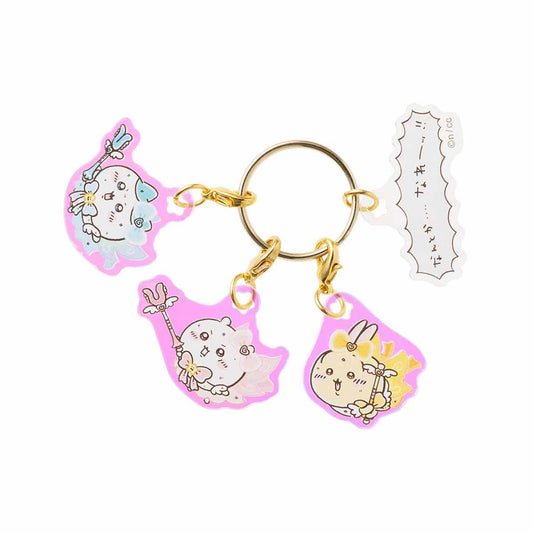 Chiikawa Super Magical Chiikawa "Come what may!!!" 3-Piece Acrylic Charm Set