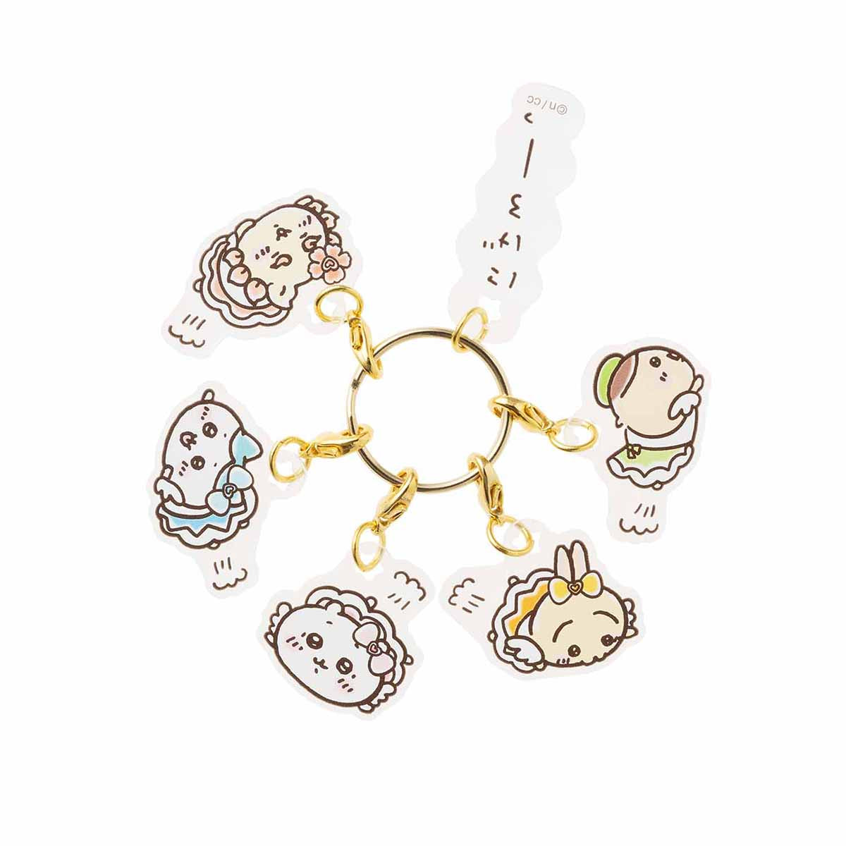 ちいかわ 超まじかるちいかわ にげろーっ！5連アクリルチャーム