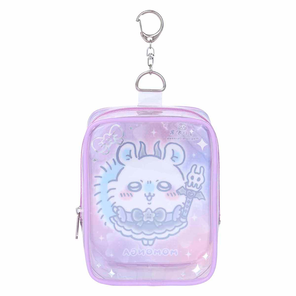 Chikawa Super Makikawa Mascot is also included! Clear pouch (Momonga)