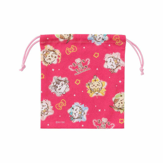 Chiikawa Super Magical Chiikawa Perfect Size Drawstring Bag (Pink)