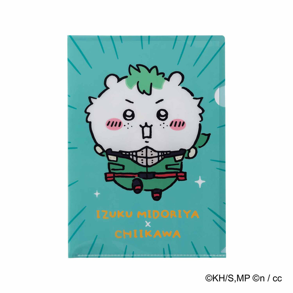 My Hero Academia x Chiikawa A4 Clear File (Izuku Midoriya x Chiikawa)