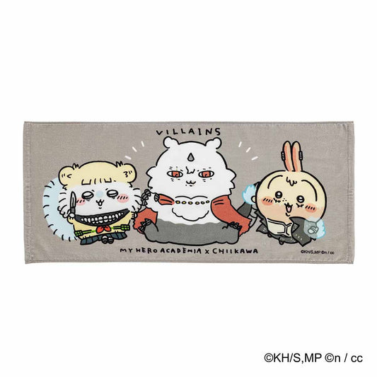 나의 히어로 아카데미아 × 치이카와 페이스 타올 (적<빌런>)