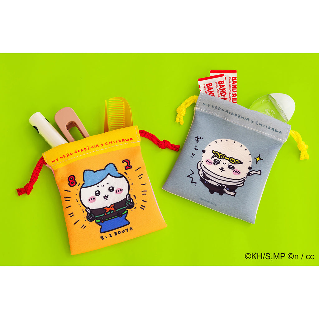 My Hero Academia x Chiikawa Mini Drawstring Set of 2 (8: 2 Boya / Mirko x Rabbit)