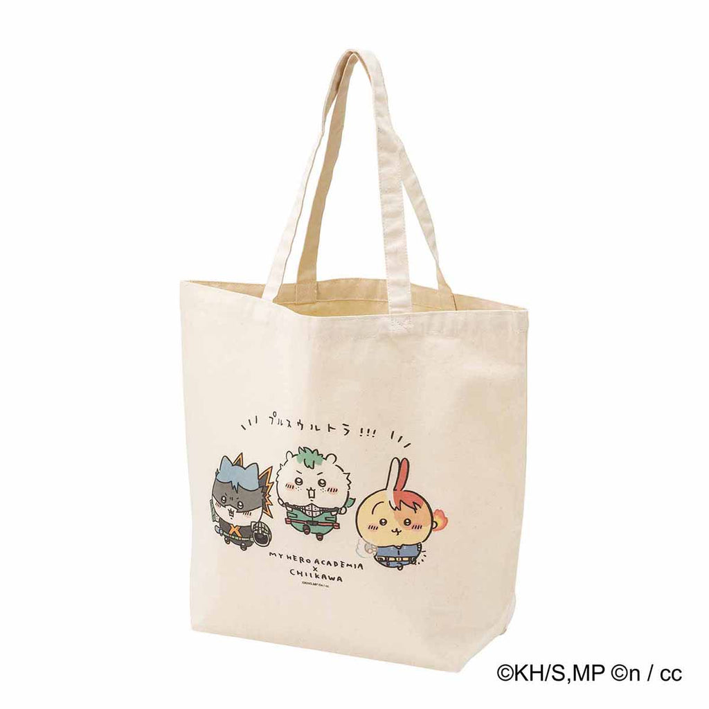 My Hero Academia x Chiikawa Large Tote Bag (Purus Ultra !!!)