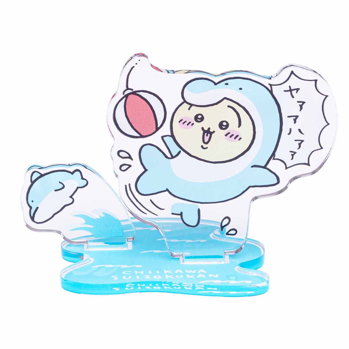 吉伊卡哇水族館 層壓亞克力立牌（兔子×海豚）