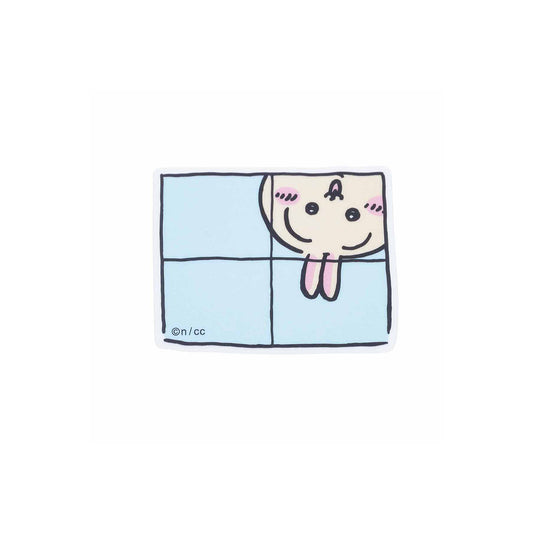 Chiikawa Clear Sticker for Smartphones (Usagi Peeking from Window)