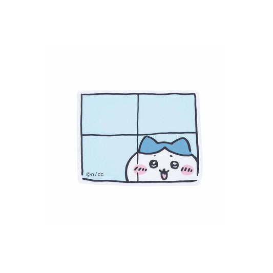 Chiikawa Clear Sticker for Smartphones (Hachiware Peeking from Window)