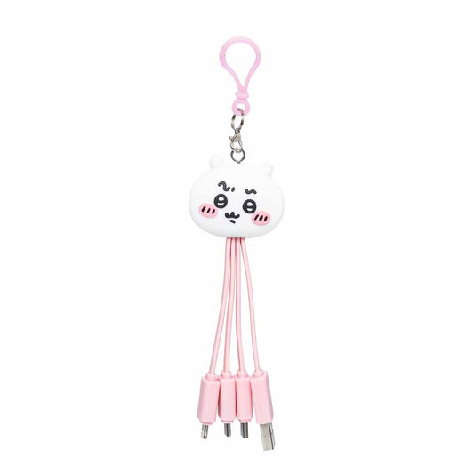 Chiikawa Face Multi-Charge Cable (Chiikawa)
