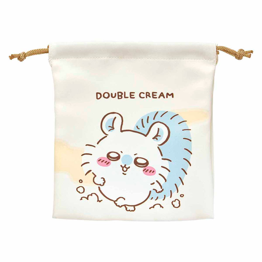 I'm looking forward to going out! A good size drawstring (double cream)