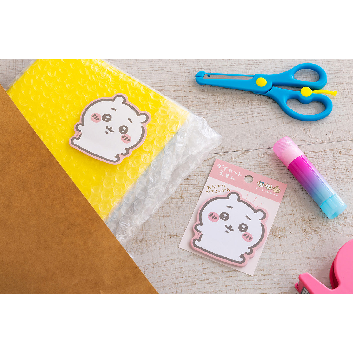 Chiikawa Die-Cut Sticky Notes (Chiikawa's Belly)