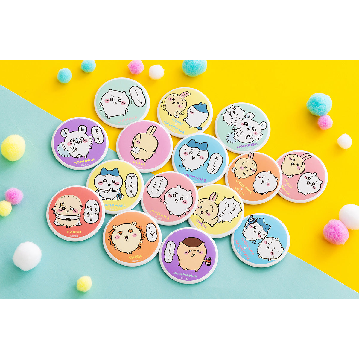 Chiikawa Trading Tin Badge (Chiikawa's Friends Edition) (15 types total)