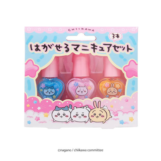 ちいかわ はがせるマニキュア3本セット