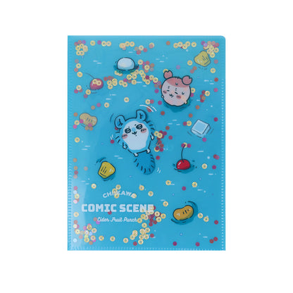 吉伊卡哇 闪片透明文件夹 A5W（水果冰·白天）