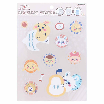 Chiikawa Big Clear Sticker (Beige)