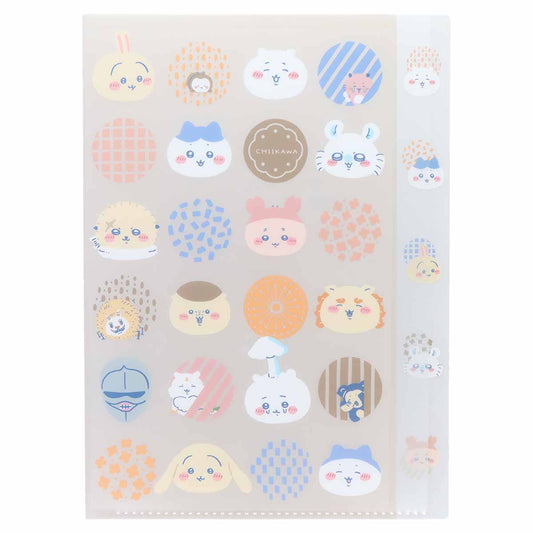 ちいかわ ダイカットクリアファイル5P（おかお）
