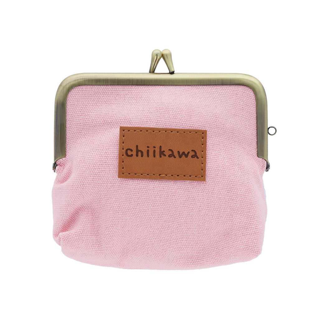 Chikawa Tatami Embroidery Gamaguchi Mini Pouch (Chikawa & Hachiware)