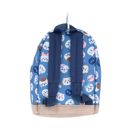 吉伊卡哇 笔袋 BACKPACK 底部绒面 OD28（蓝色）