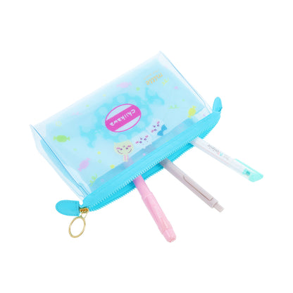 치이카와 폭이 있는 클리어 파우치 mitte (치이카와 & 하치와레 & 우사기)