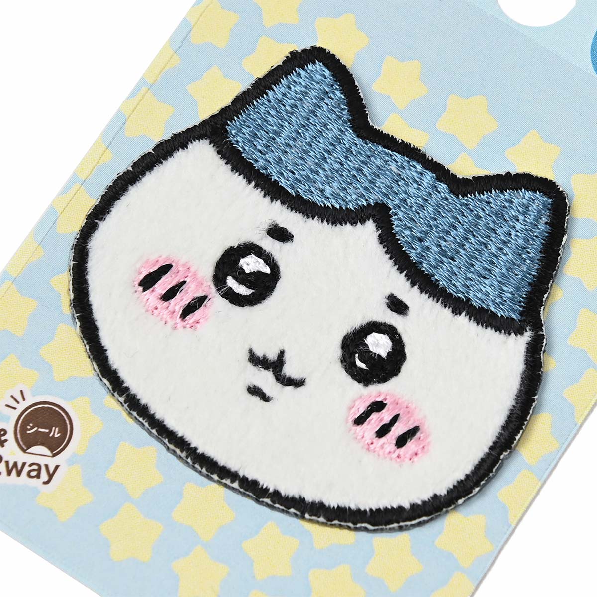 Chiikawa Embroidered Boa Patch (Hachiware Face)