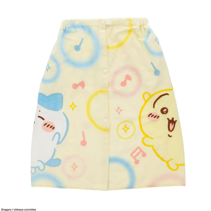 Chiikawa 60-Length Wrap Towel (Let's Dance, Chiikawa)