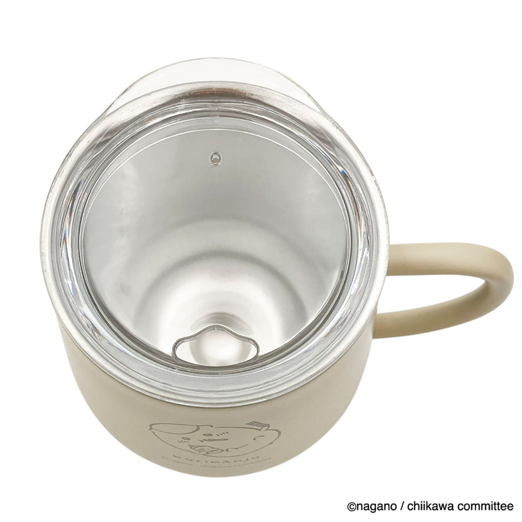 Chikawa Lid Stainless Steel Mug (Gorokurimanju)