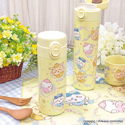 吉伊卡哇 一鍵式不鏽鋼水壺 350ml（花仙子）