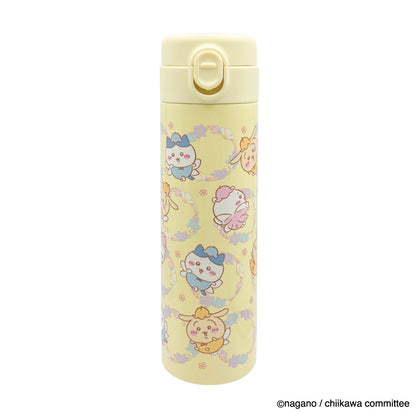 吉伊卡哇 一鍵式不鏽鋼水壺 500ml（花仙子）