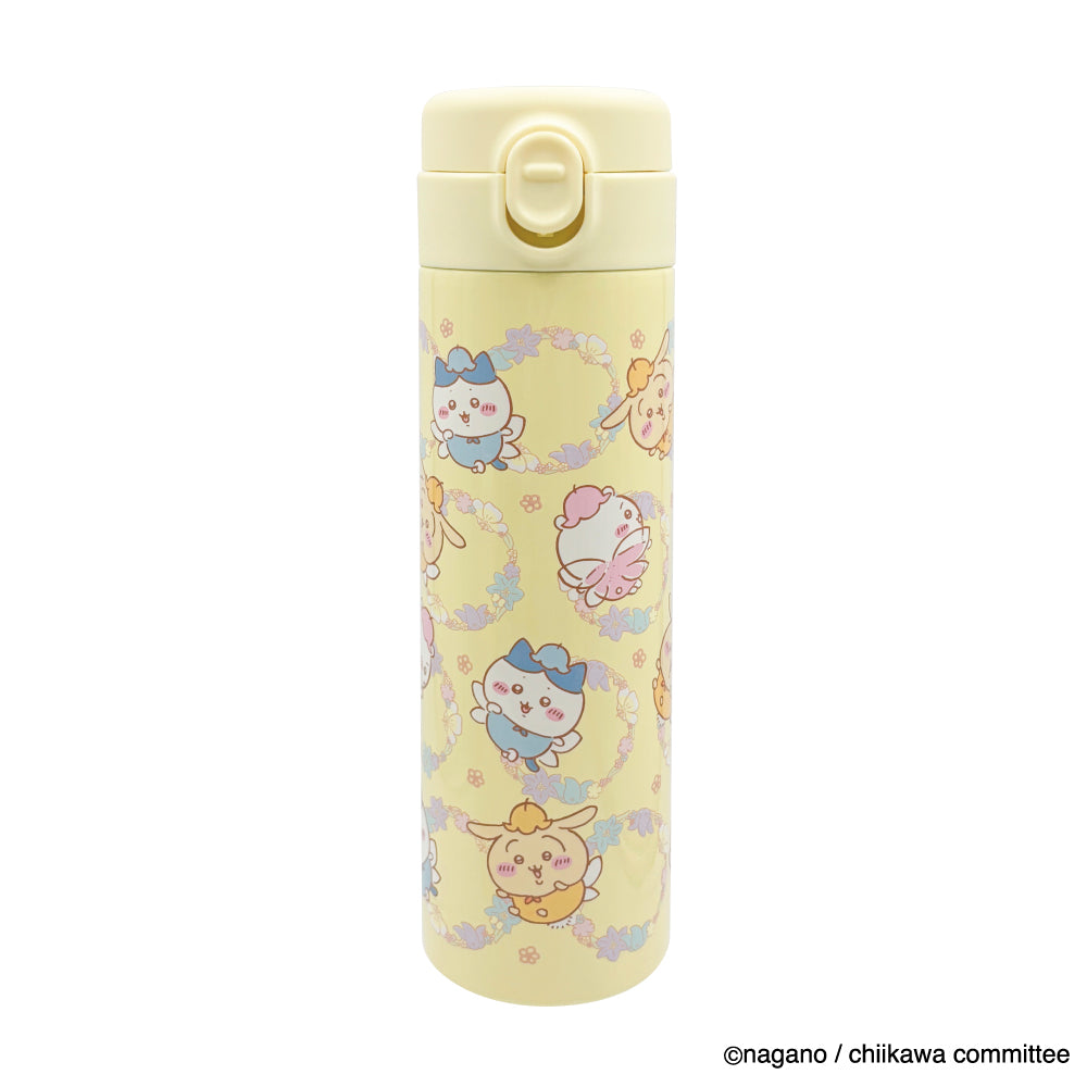 吉伊卡哇 一鍵式不鏽鋼水壺 500ml（花仙子）
