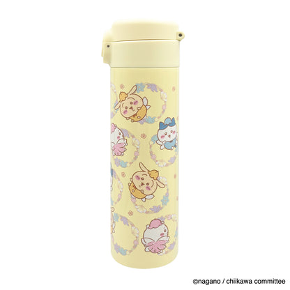 吉伊卡哇 一鍵式不鏽鋼水壺 500ml（花仙子）
