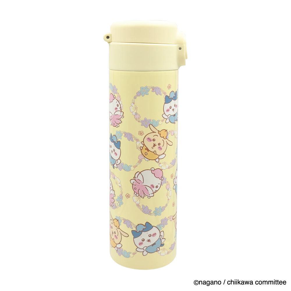 吉伊卡哇 一鍵式不鏽鋼水壺 500ml（花仙子）