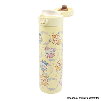 吉伊卡哇 一鍵式不鏽鋼水壺 500ml（花仙子）