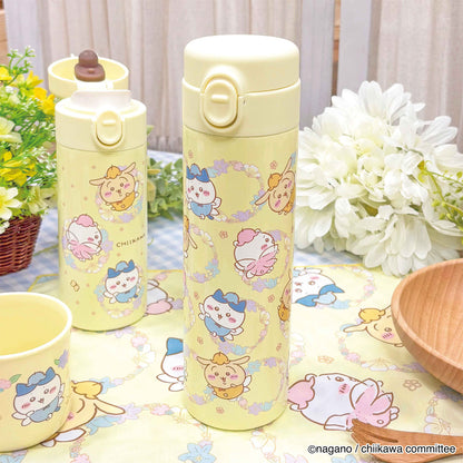吉伊卡哇 一鍵式不鏽鋼水壺 500ml（花仙子）
