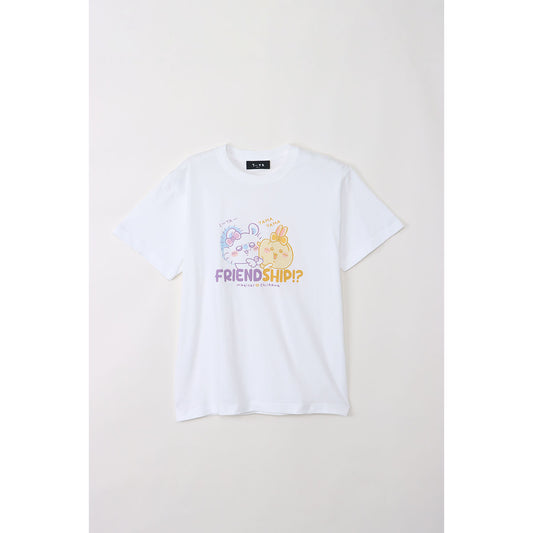 ちいかわ まじかるちいかわ Tシャツ FRIEND SHIP！？ ホワイト