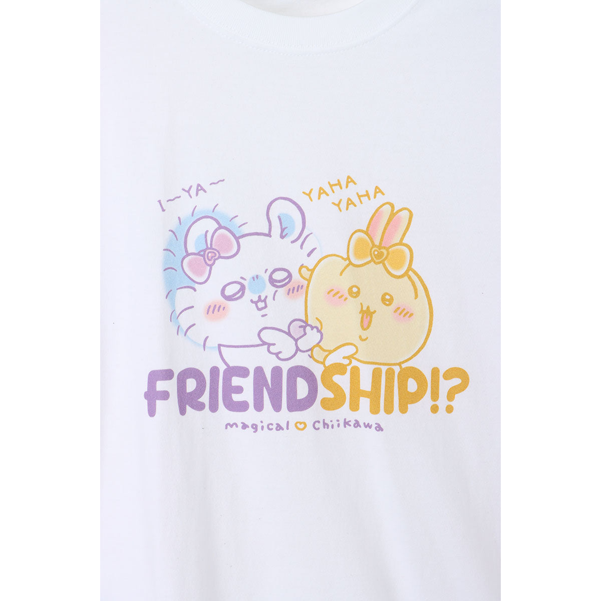 ちいかわ まじかるちいかわ Tシャツ FRIEND SHIP！？ ホワイト